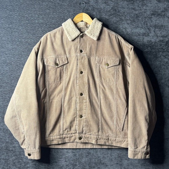 Marlboro Other - Vintage Marlboro Corduroy Sherpa Removable Lining Jacket Men's Size L Western